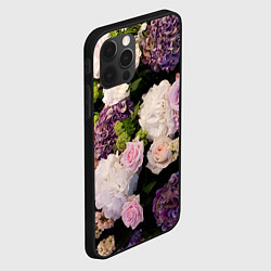 Чехол для iPhone 12 Pro Весенние цветы, цвет: 3D-черный — фото 2