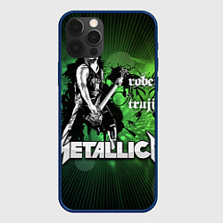 Чехол для iPhone 12 Pro Metallica: Robert Trujillo, цвет: 3D-тёмно-синий