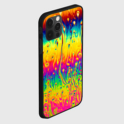 Чехол для iPhone 12 Pro Tie dye, цвет: 3D-черный — фото 2