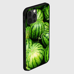 Чехол для iPhone 12 Pro Арбузы, цвет: 3D-черный — фото 2