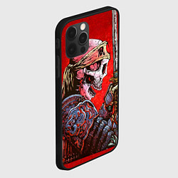 Чехол для iPhone 12 Pro Череп, цвет: 3D-черный — фото 2