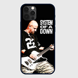 Чехол для iPhone 12 Pro System of a Down, цвет: 3D-черный