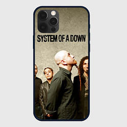 Чехол для iPhone 12 Pro System of a Down, цвет: 3D-черный