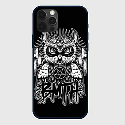 Чехол для iPhone 12 Pro BMTH Owl, цвет: 3D-черный