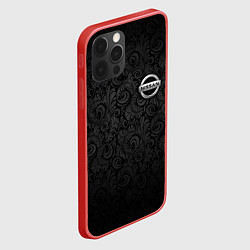 Чехол для iPhone 12 Pro Nissan, цвет: 3D-красный — фото 2