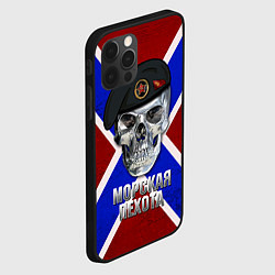 Чехол для iPhone 12 Pro Череп: Морская пехота, цвет: 3D-черный — фото 2