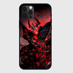 Чехол для iPhone 12 Pro Shadow Fiend, цвет: 3D-черный