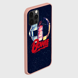 Чехол для iPhone 12 Pro Bowie Space, цвет: 3D-светло-розовый — фото 2