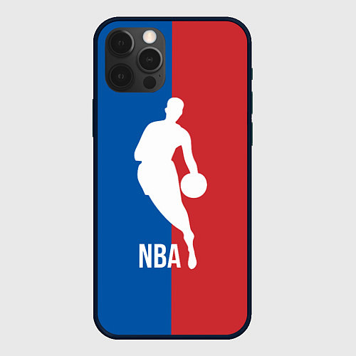 Чехол iPhone 12 Pro Эмблема NBA / 3D-Черный – фото 1