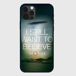 Чехол для iPhone 12 Pro I still want to believe, цвет: 3D-черный