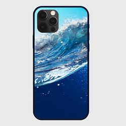 Чехол для iPhone 12 Pro Стихия воды, цвет: 3D-черный