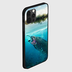 Чехол для iPhone 12 Pro Рыбалка на спиннинг, цвет: 3D-черный — фото 2