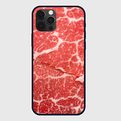 Чехол для iPhone 12 Pro Кусок мяса, цвет: 3D-черный