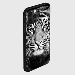 Чехол для iPhone 12 Pro Красавец тигр, цвет: 3D-черный — фото 2