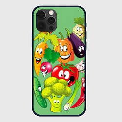 Чехол для iPhone 12 Pro Правильное питание, цвет: 3D-черный