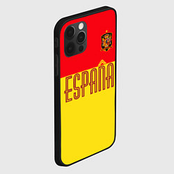 Чехол для iPhone 12 Pro Сборная Испании: Евро 2016, цвет: 3D-черный — фото 2
