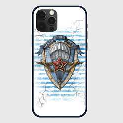 Чехол для iPhone 12 Pro ВДВ, цвет: 3D-черный