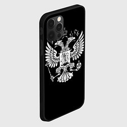 Чехол для iPhone 12 Pro Двуглавый орел, цвет: 3D-черный — фото 2