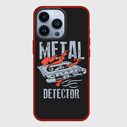 Чехол для iPhone 13 Pro Metal Detector, цвет: 3D-красный