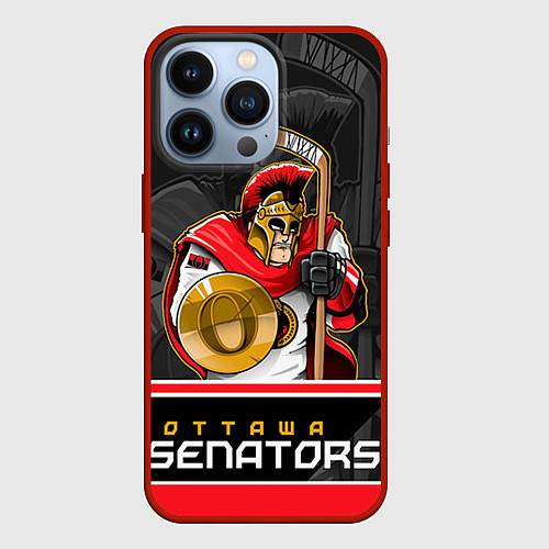 Чехол iPhone 13 Pro Ottawa Senators / 3D-Красный – фото 1