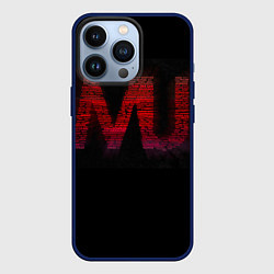 Чехол для iPhone 13 Pro Manchester United team, цвет: 3D-тёмно-синий