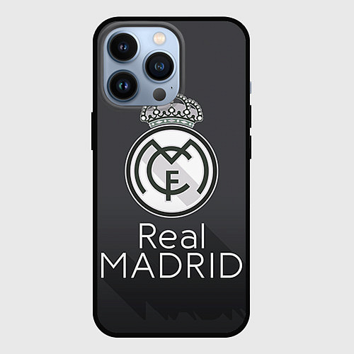 Чехол iPhone 13 Pro Real Madrid / 3D-Черный – фото 1
