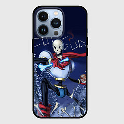 Чехол для iPhone 13 Pro Papyrus, цвет: 3D-черный