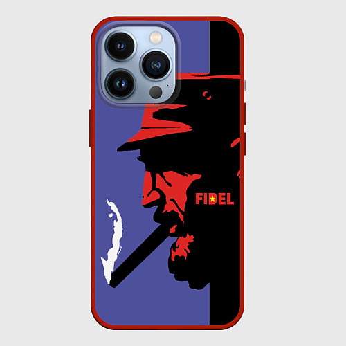 Чехол iPhone 13 Pro Fidel / 3D-Красный – фото 1