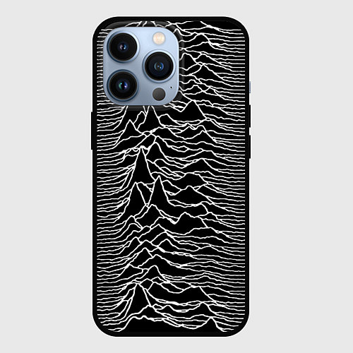 Чехол iPhone 13 Pro Joy Division: Unknown Pleasures / 3D-Черный – фото 1