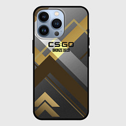 Чехол для iPhone 13 Pro Cs:go - Bronze Deco Бронзовая декорация 2022, цвет: 3D-черный