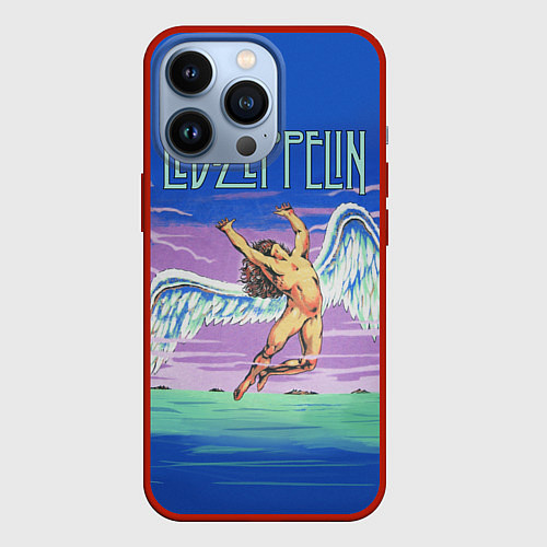Чехол iPhone 13 Pro Led Zeppelin: Angel / 3D-Красный – фото 1