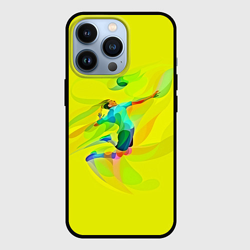 Чехол iPhone 13 Pro Волейбол / 3D-Черный – фото 1