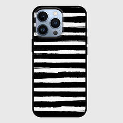 Чехол для iPhone 13 Pro Тельняшка зебра, цвет: 3D-черный