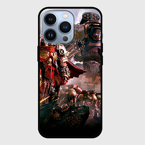 Чехол iPhone 13 Pro Warhammer 40k: Angelos / 3D-Черный – фото 1