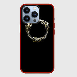 Чехол для iPhone 13 Pro TES 8, цвет: 3D-красный