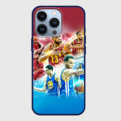 Чехол для iPhone 13 Pro Golden State Warriors, цвет: 3D-тёмно-синий