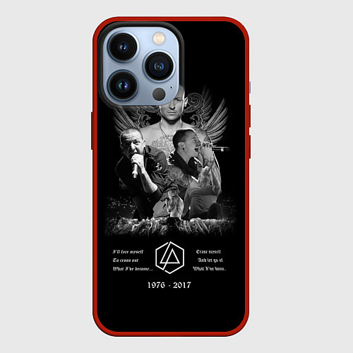 Чехол iPhone 13 Pro Bennington Memories / 3D-Красный – фото 1