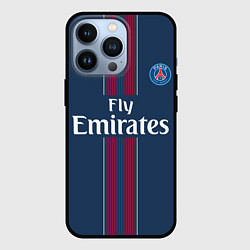 Чехол для iPhone 13 Pro PSG FC: Blue, цвет: 3D-черный
