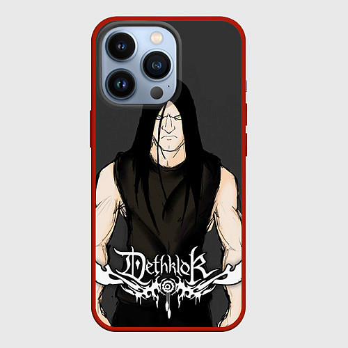 Чехол iPhone 13 Pro Dethklok Man / 3D-Красный – фото 1