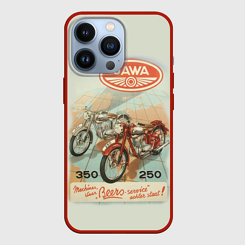 Чехол iPhone 13 Pro JAWA / 3D-Красный – фото 1