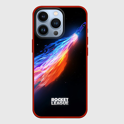 Чехол iPhone 13 Pro Rocket League / 3D-Красный – фото 1