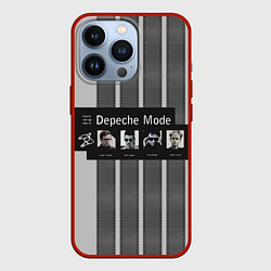 Чехол для iPhone 13 Pro Группа Depeche Mode, цвет: 3D-красный