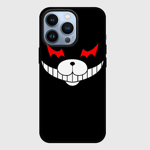 Чехол iPhone 13 Pro Monokuma Black / 3D-Черный – фото 1