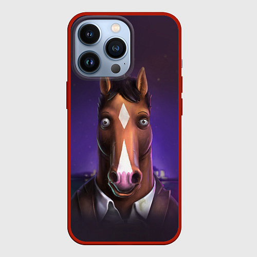 Чехол iPhone 13 Pro BoJack / 3D-Красный – фото 1