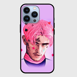 Чехол для iPhone 13 Pro Lil Peep: Pink Edition, цвет: 3D-черный
