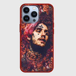 Чехол для iPhone 13 Pro Lil Peep: Cry baby, цвет: 3D-красный