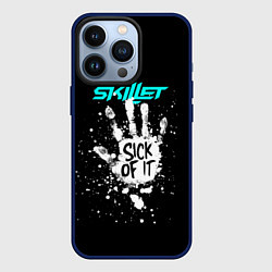 Чехол для iPhone 13 Pro Skillet: Sick of it, цвет: 3D-тёмно-синий