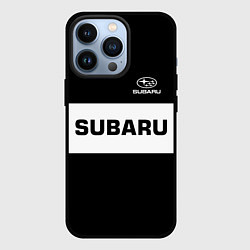 Чехол для iPhone 13 Pro Subaru: Black Sport, цвет: 3D-черный
