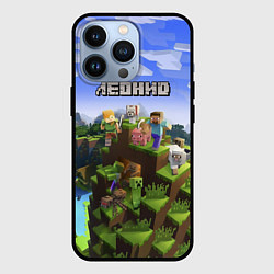 Чехол для iPhone 13 Pro Майнкрафт: Леонид, цвет: 3D-черный