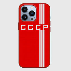 Чехол для iPhone 13 Pro Cборная СССР, цвет: 3D-красный